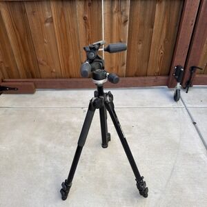 Manfrotto 290 Aluminum Tripod w/ 804RC2 Head Italy – Used
